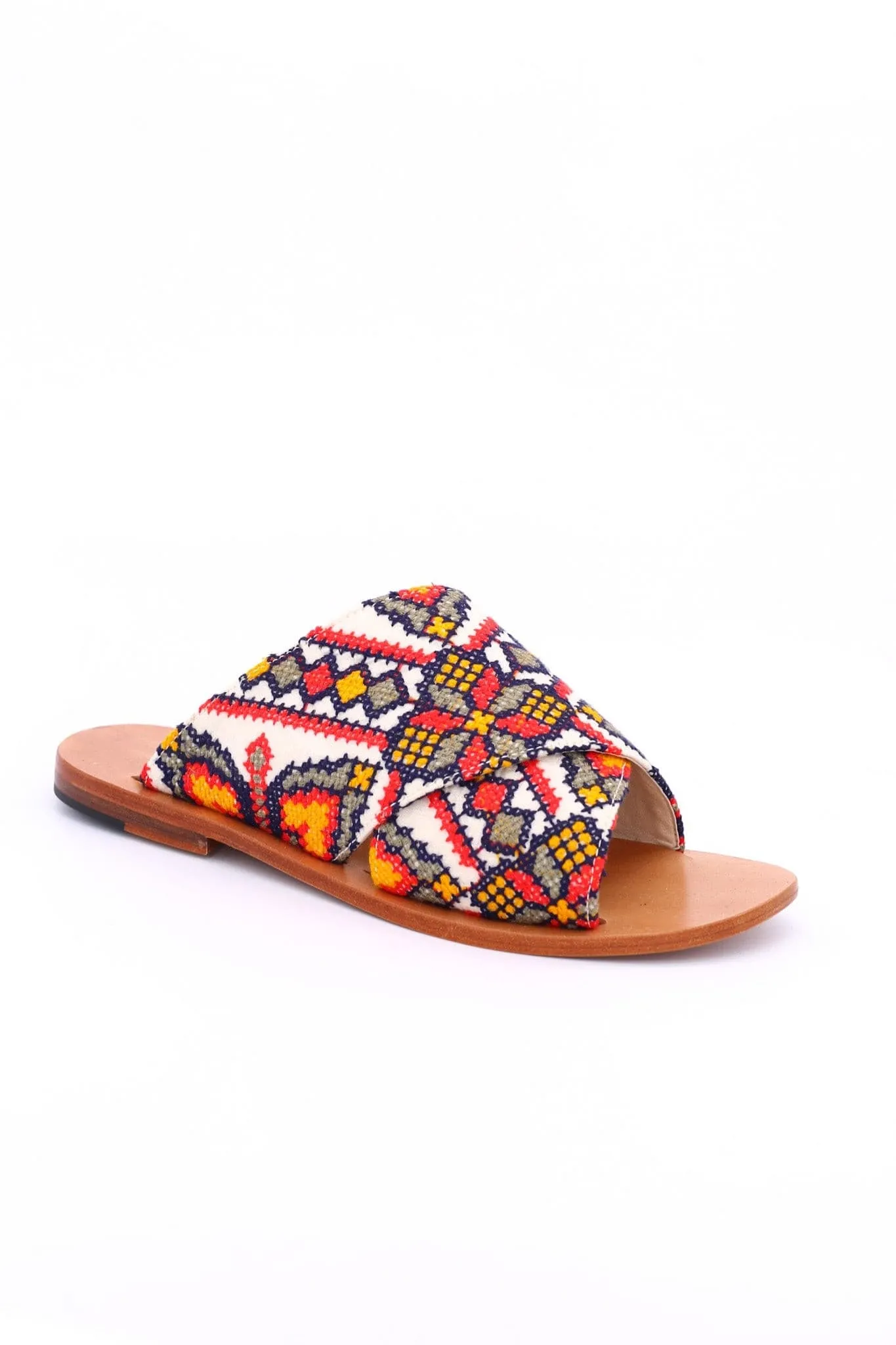 EMBROIDERED SANDALS DAISY
