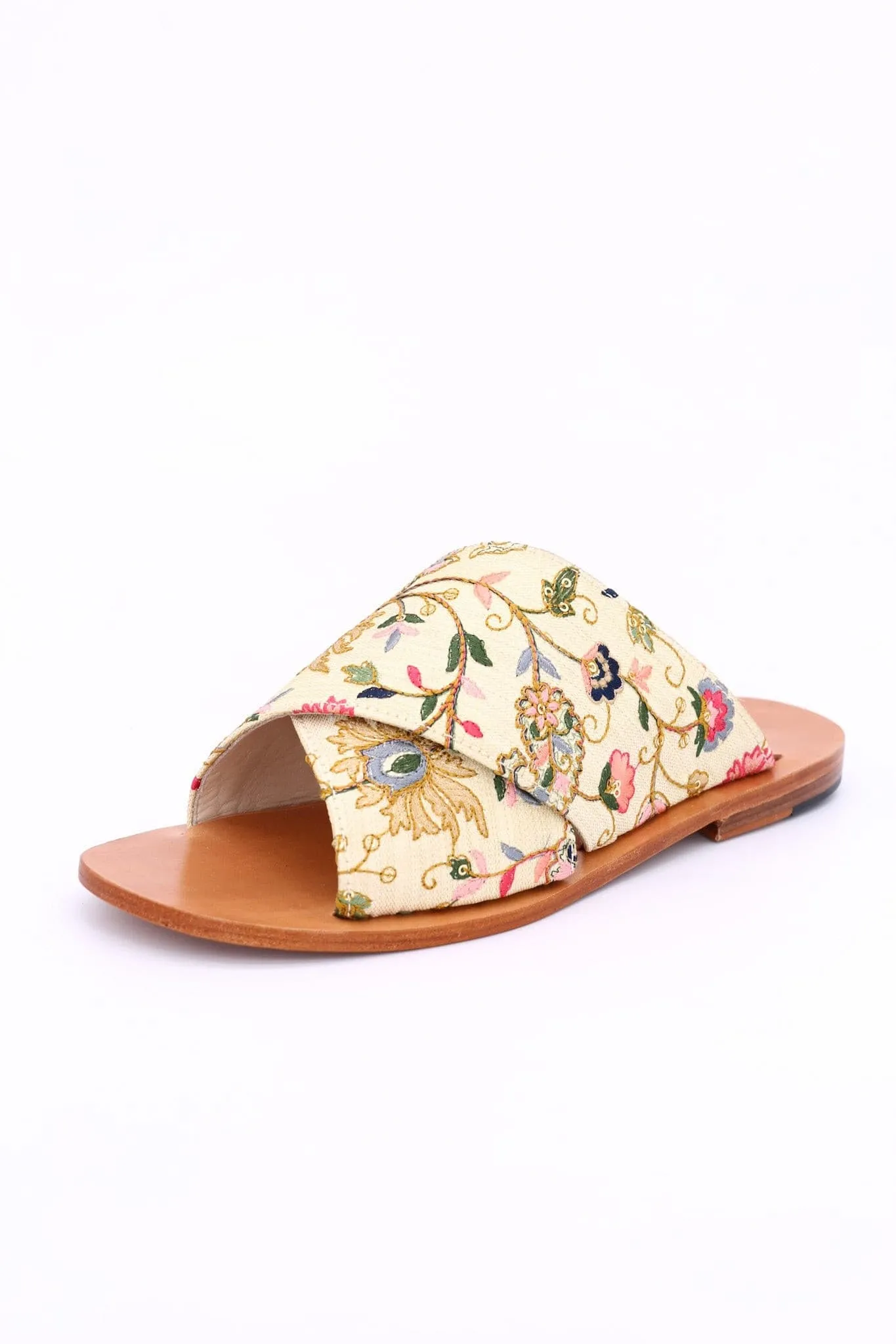 EMBROIDERED SANDALS DAISY