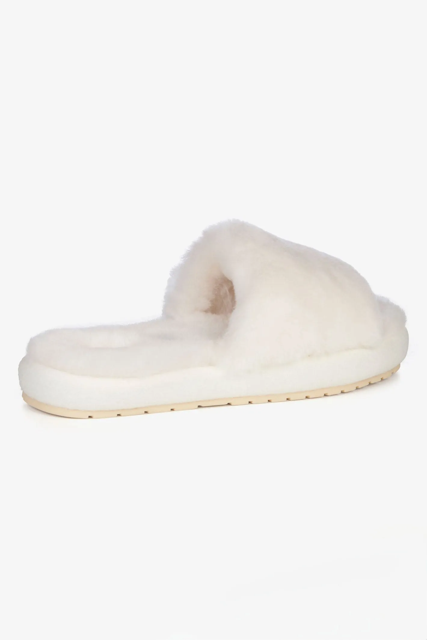 Emu Australia Slider Slipper Sheepskin Natural Off White W13088