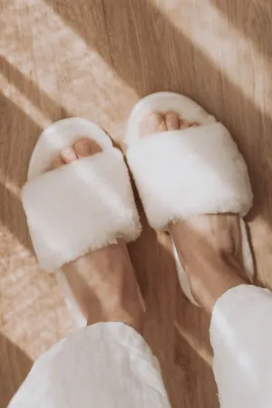 Emu Australia Slider Slipper Sheepskin Natural Off White W13088