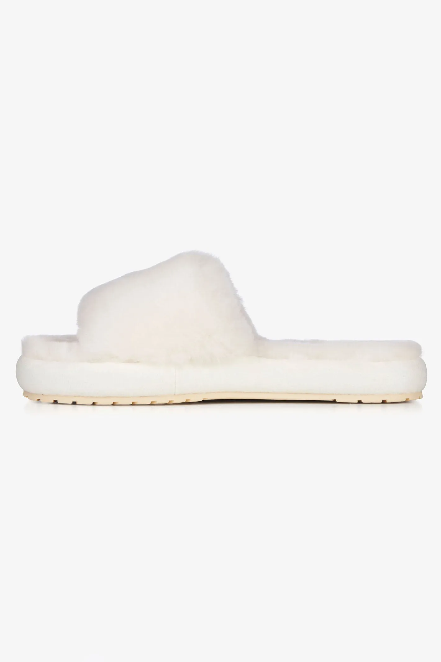 Emu Australia Slider Slipper Sheepskin Natural Off White W13088