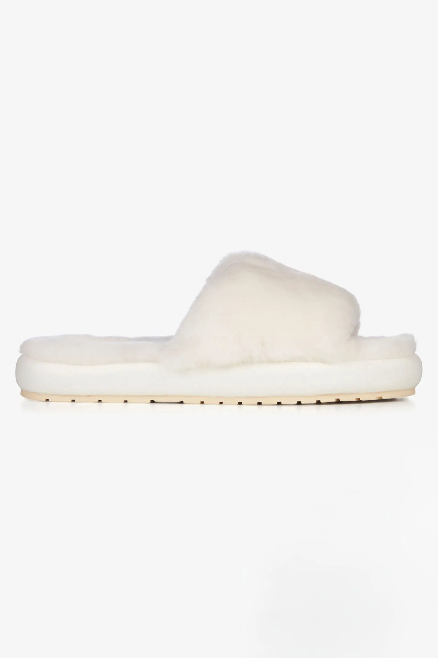 Emu Australia Slider Slipper Sheepskin Natural Off White W13088
