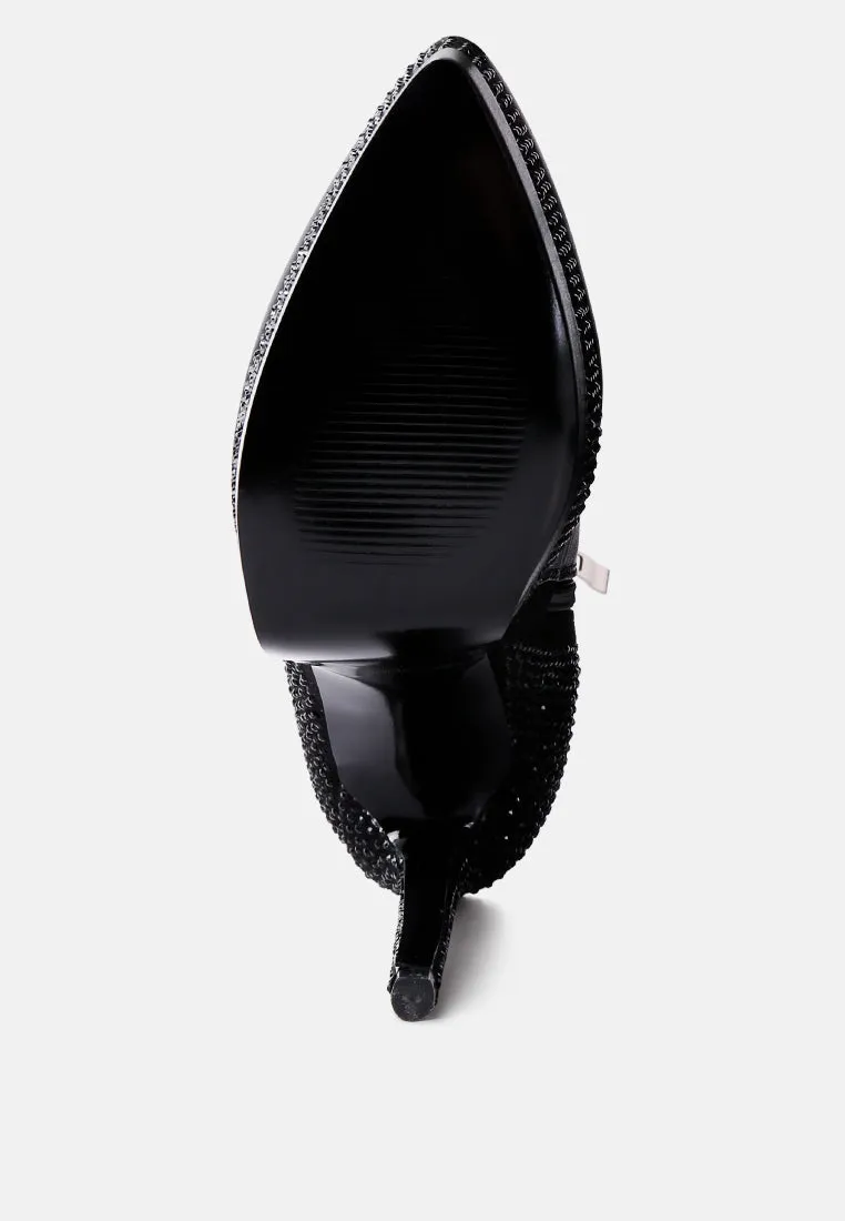 encanto high heeled ankle boots