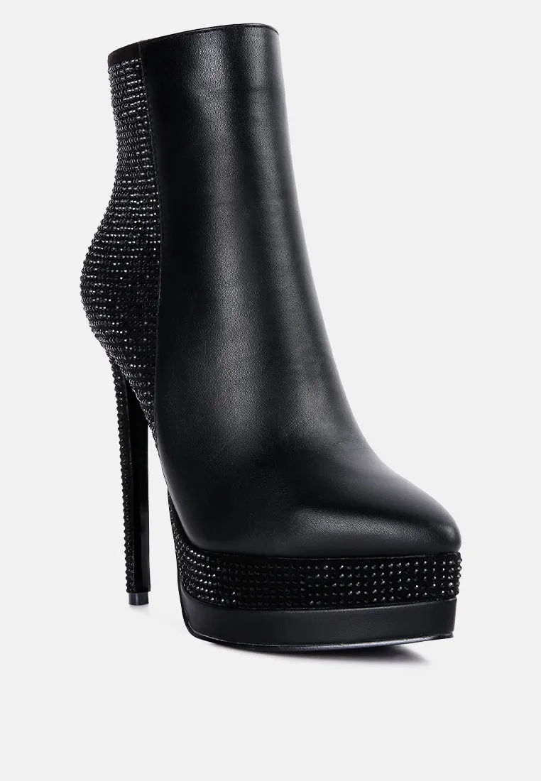 encanto high heeled ankle boots