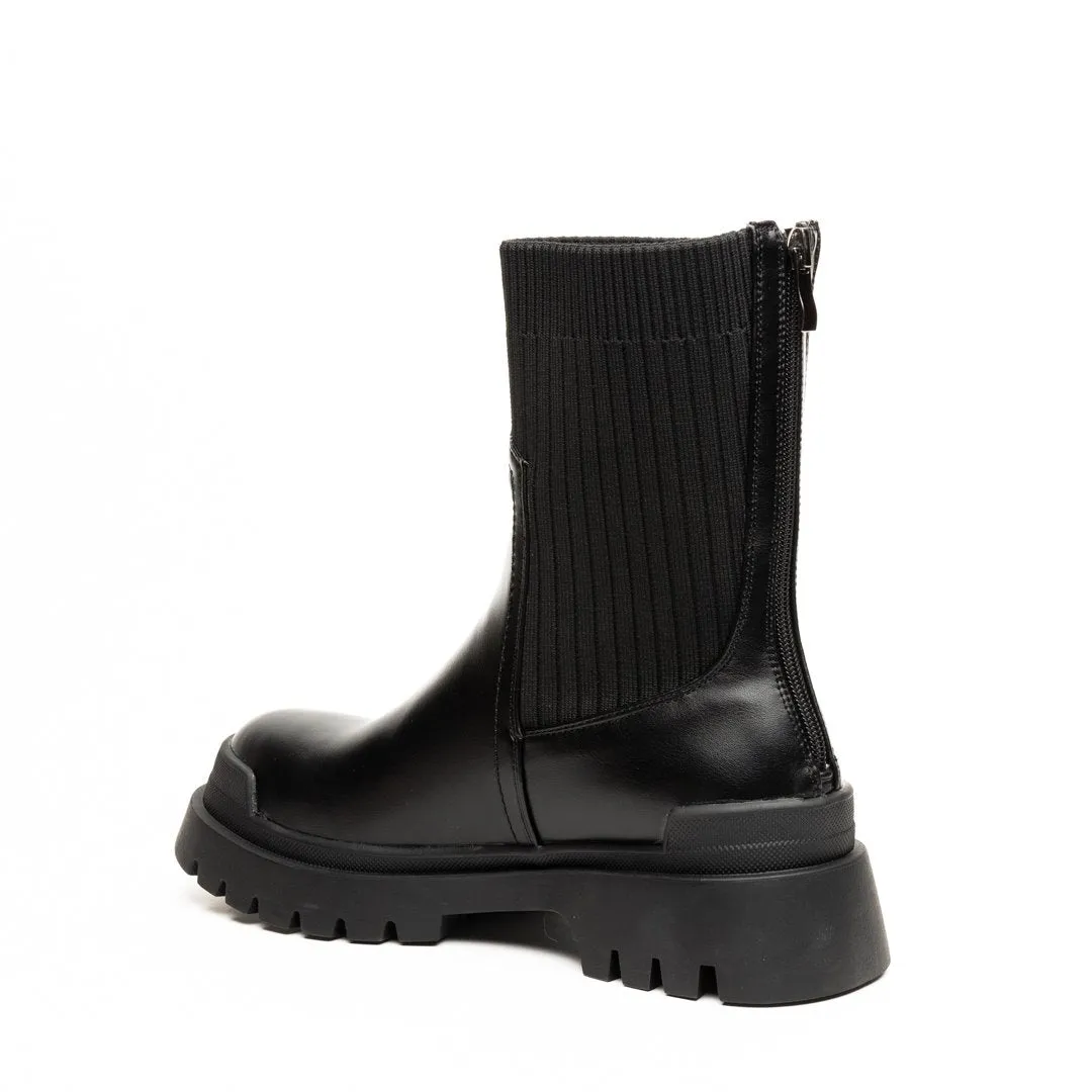 EXE T3653-M2587 Platform Ankle Boots