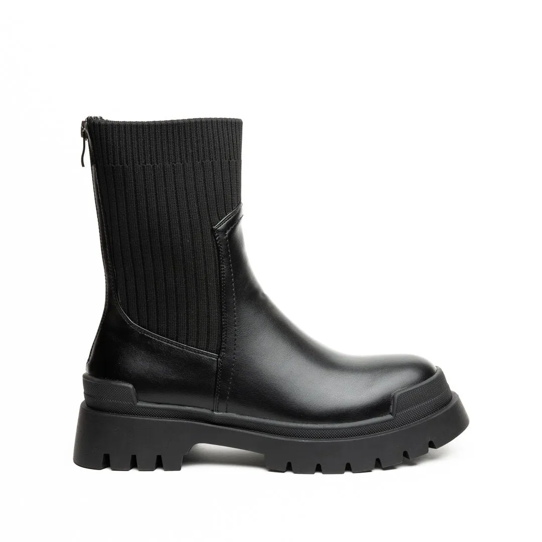 EXE T3653-M2587 Platform Ankle Boots