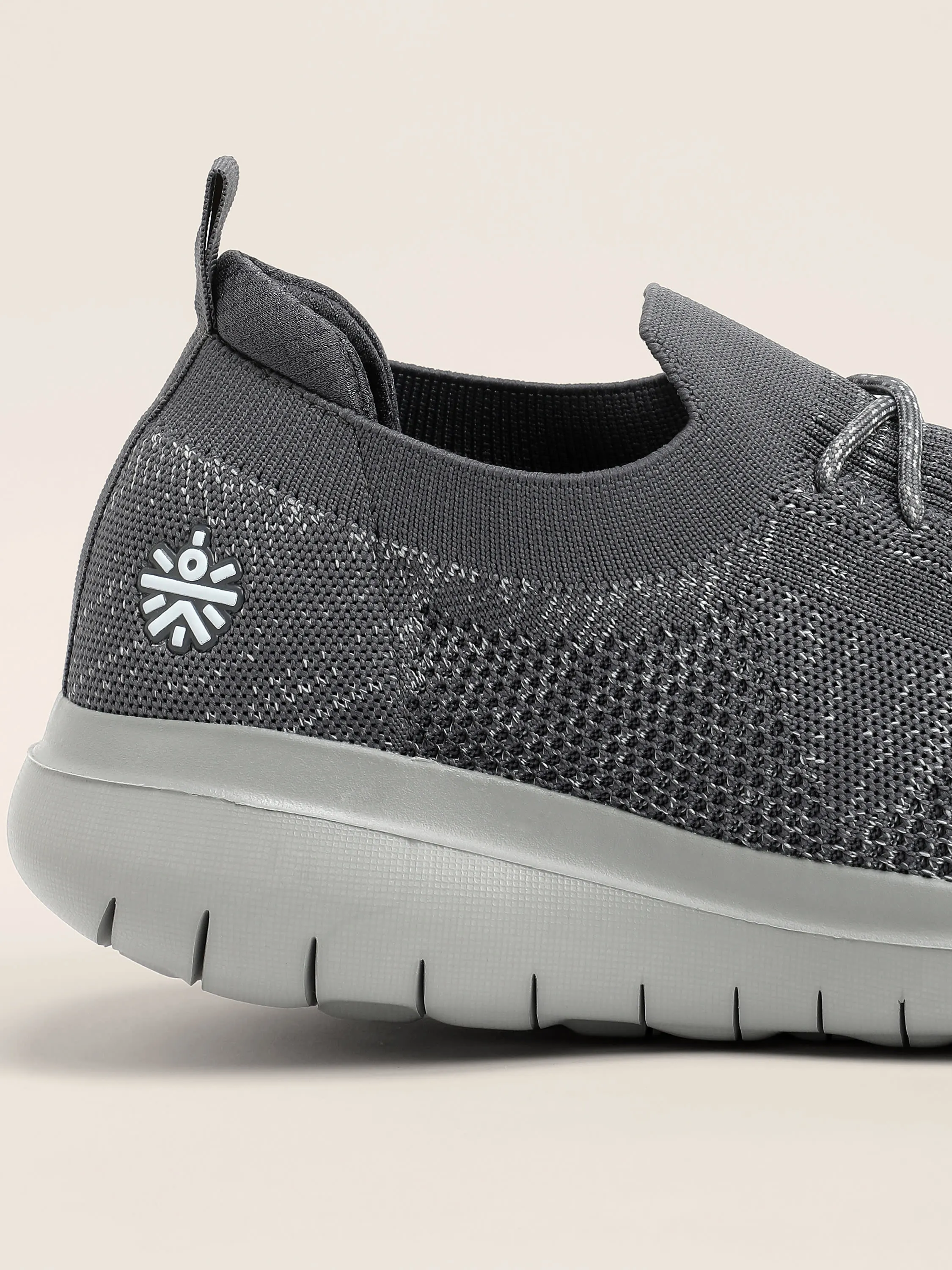 EZ  Step Men's Walking Shoes - D.Grey