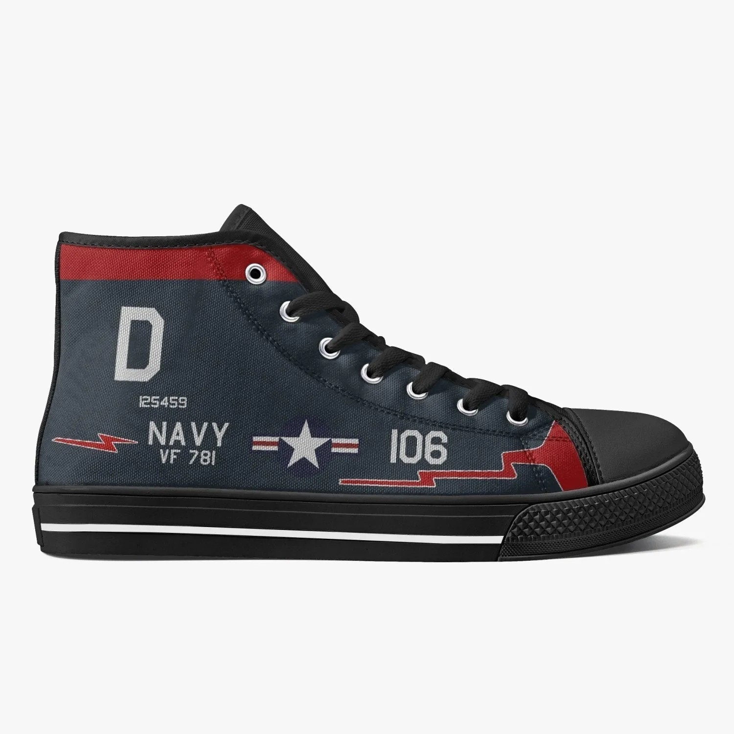 F9F-5 Panther "D106" High Top Canvas Shoes