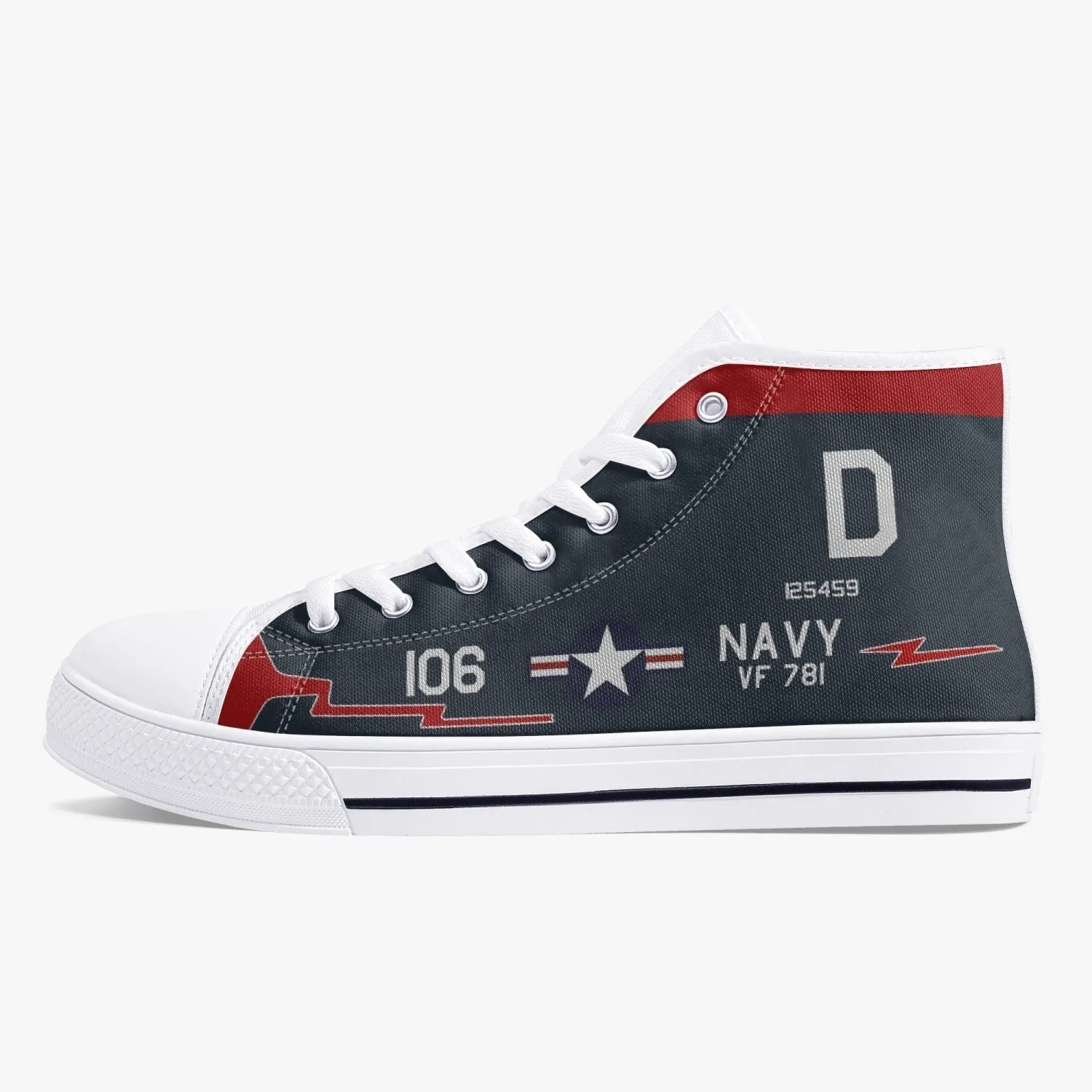 F9F-5 Panther "D106" High Top Canvas Shoes