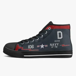 F9F-5 Panther "D106" High Top Canvas Shoes