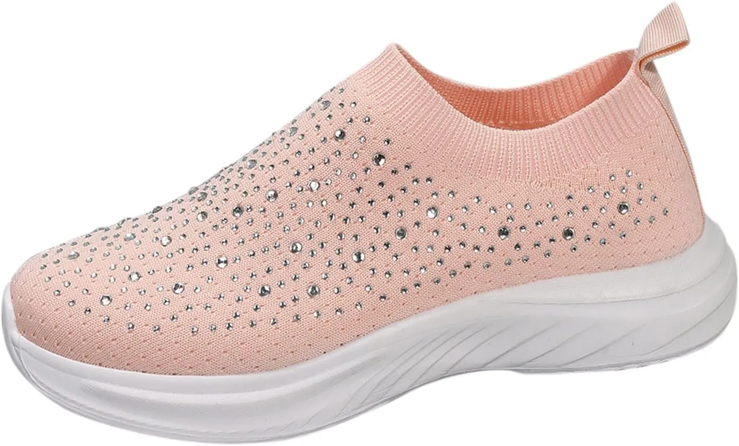 Fashion Autumn Women Sports Shoes Flat Bottom Lightweight Fly Woven Mesh Breathable Comfortable Slip On Sea Kite Sneaker