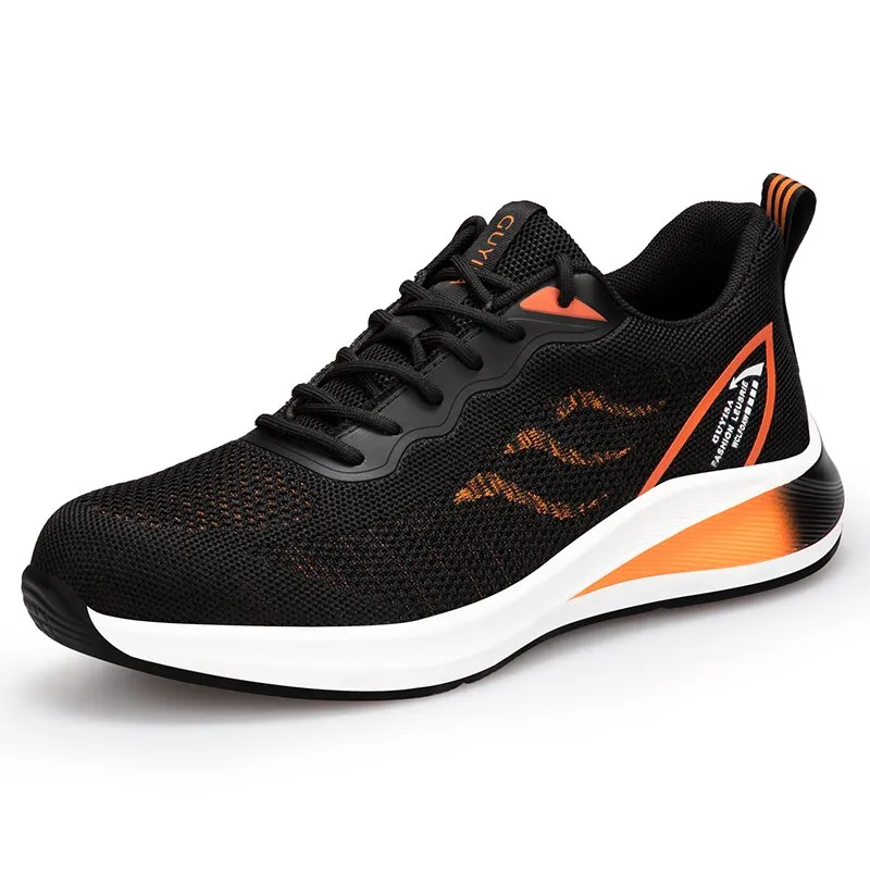 Fashion Safety Shoes Women Steel Toe Shoes Anti-puncture Work Sneakers Indestructible Work Safety Boots Male Shoes Work Boots