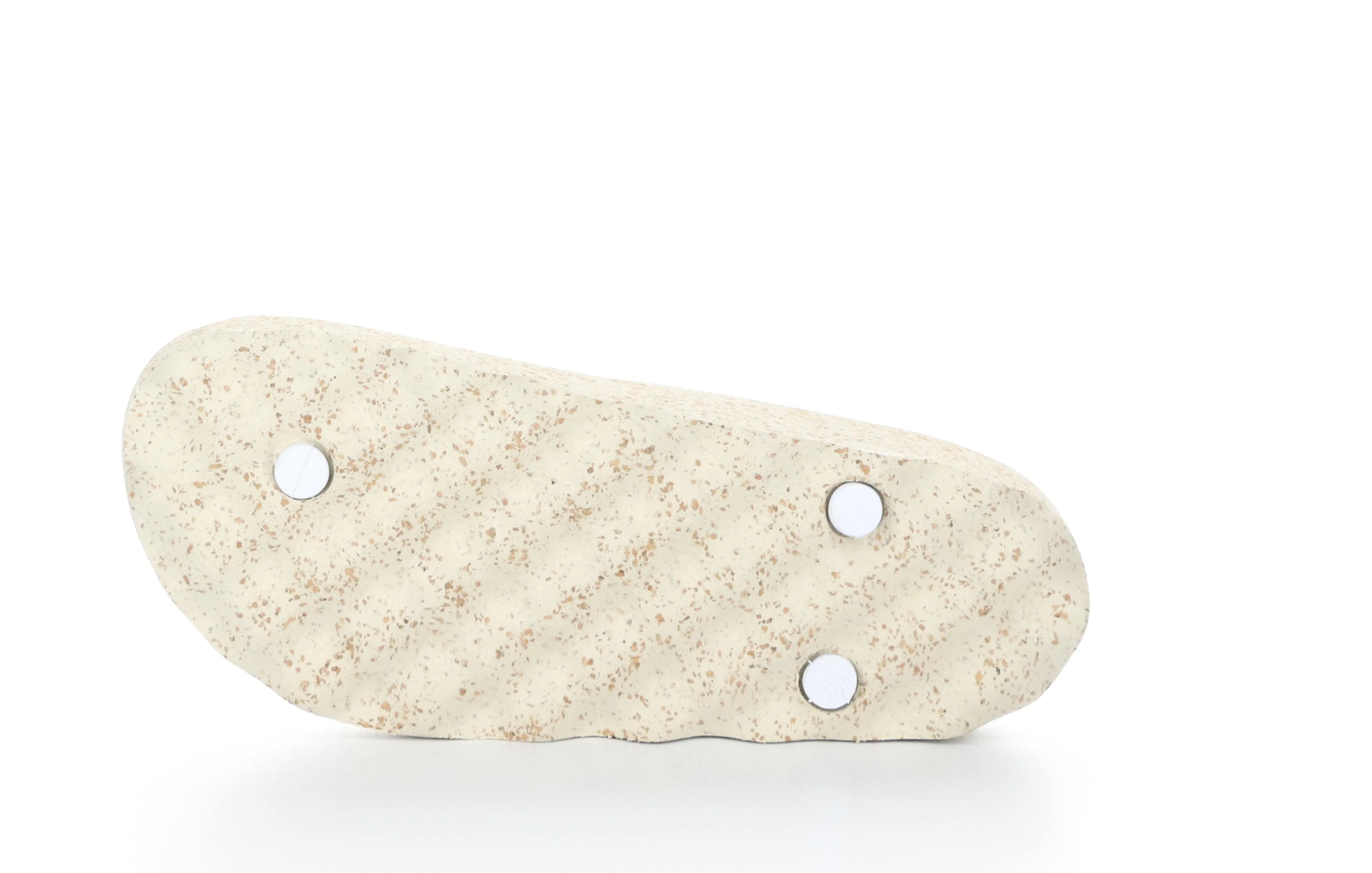 FEEL_L White Rubber Strap Casual Flip-Flops