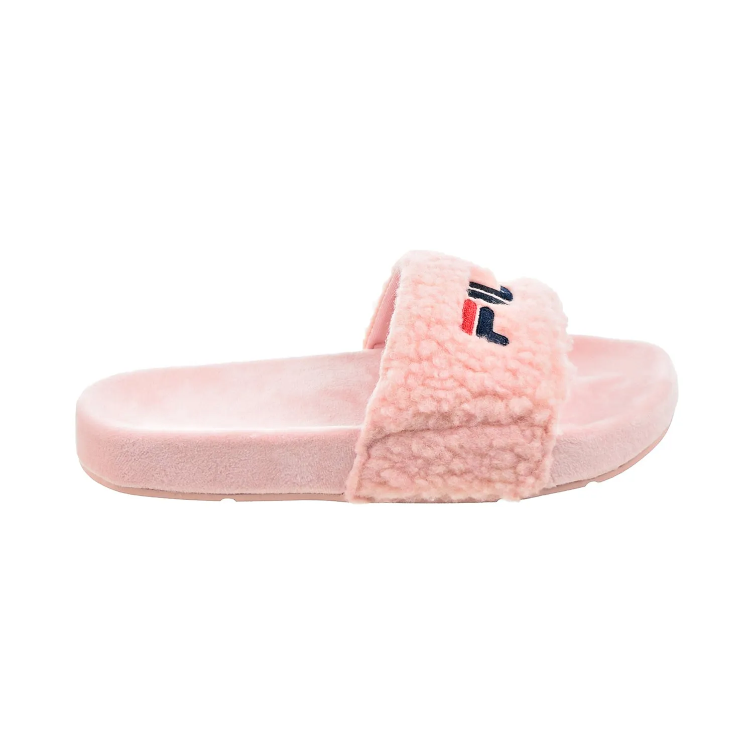 Fila Fuzzy Drifter Women's Slide Sandals Pink-Navy-Red