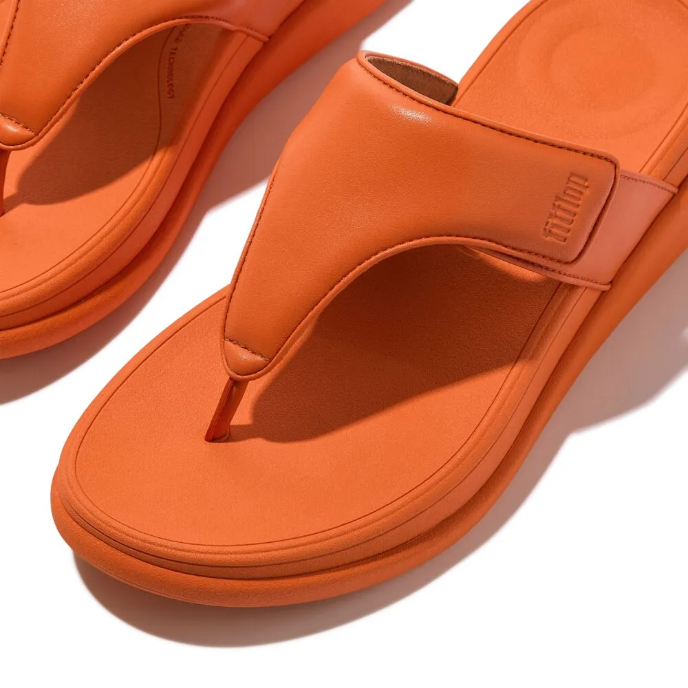 FitFlop F-Mode Go Adjustable Flatform Sandals - Satsuma