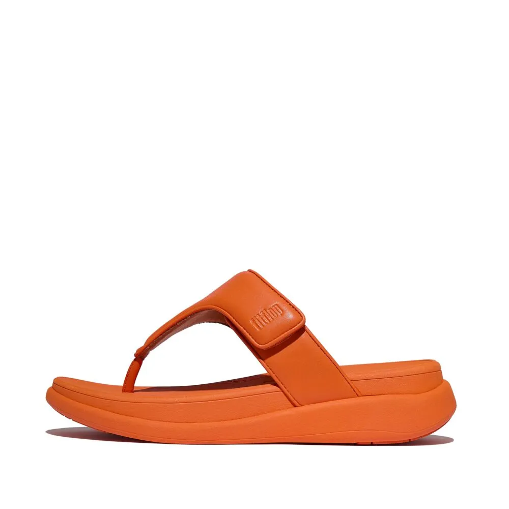FitFlop F-Mode Go Adjustable Flatform Sandals - Satsuma