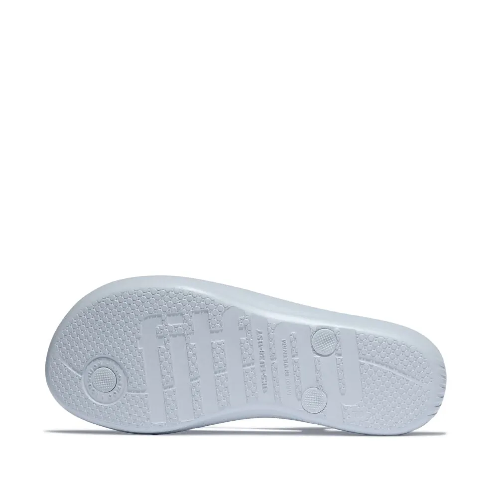 FitFlop Iqushion Multi Crystal Flip Flops Sandals - Quiet Blue
