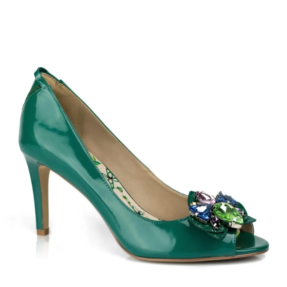 FLORENCE with add-on orchid brooch