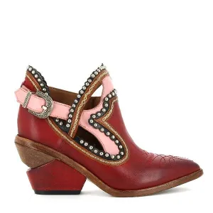 Forte S209750 Rosso Red Ankle Boots