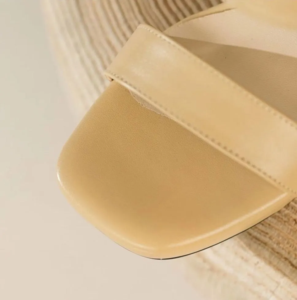 Funki Buys | Shoes | Women's Genuine Leather Chunky Sandals