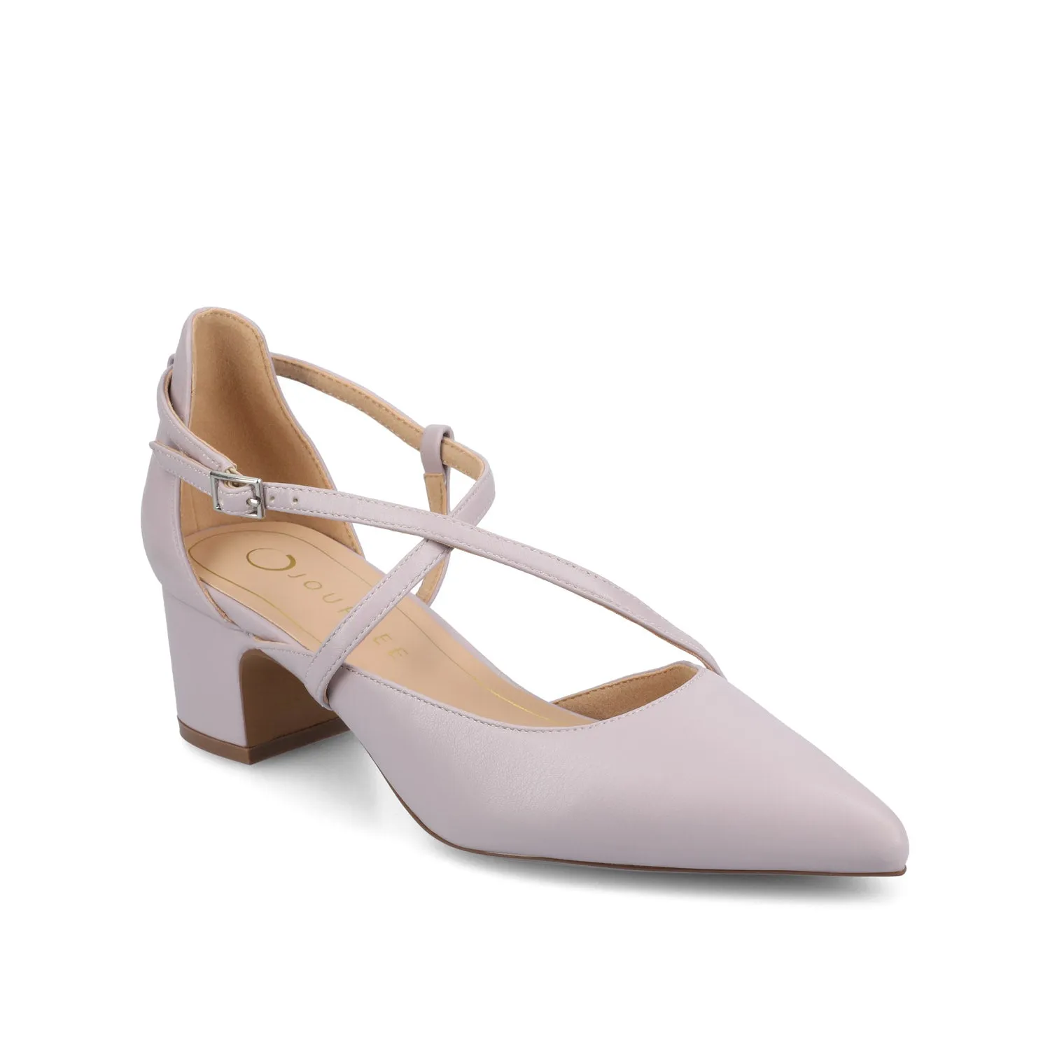 GALVINN LOW BLOCK HEELS IN WIDE