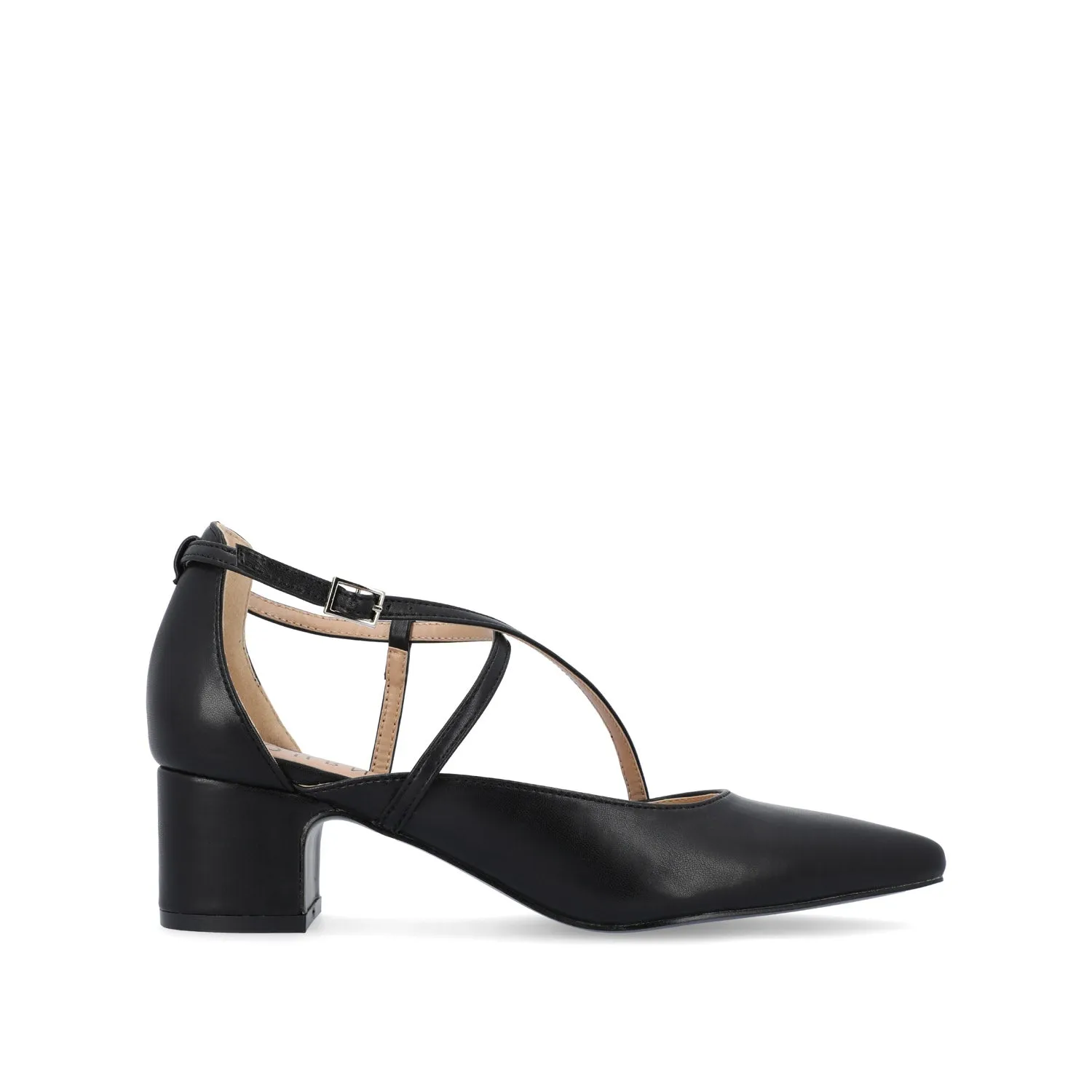 GALVINN LOW BLOCK HEELS IN WIDE