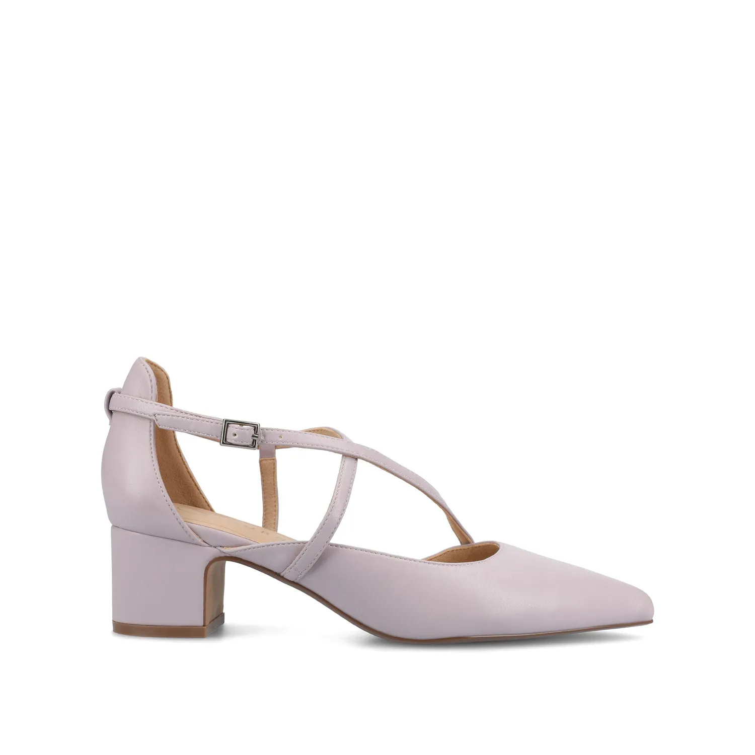 GALVINN LOW BLOCK HEELS IN WIDE