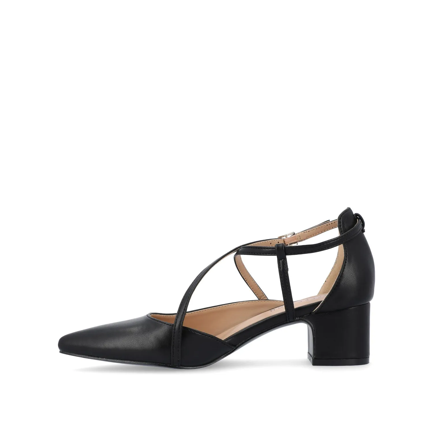 GALVINN LOW BLOCK HEELS IN WIDE