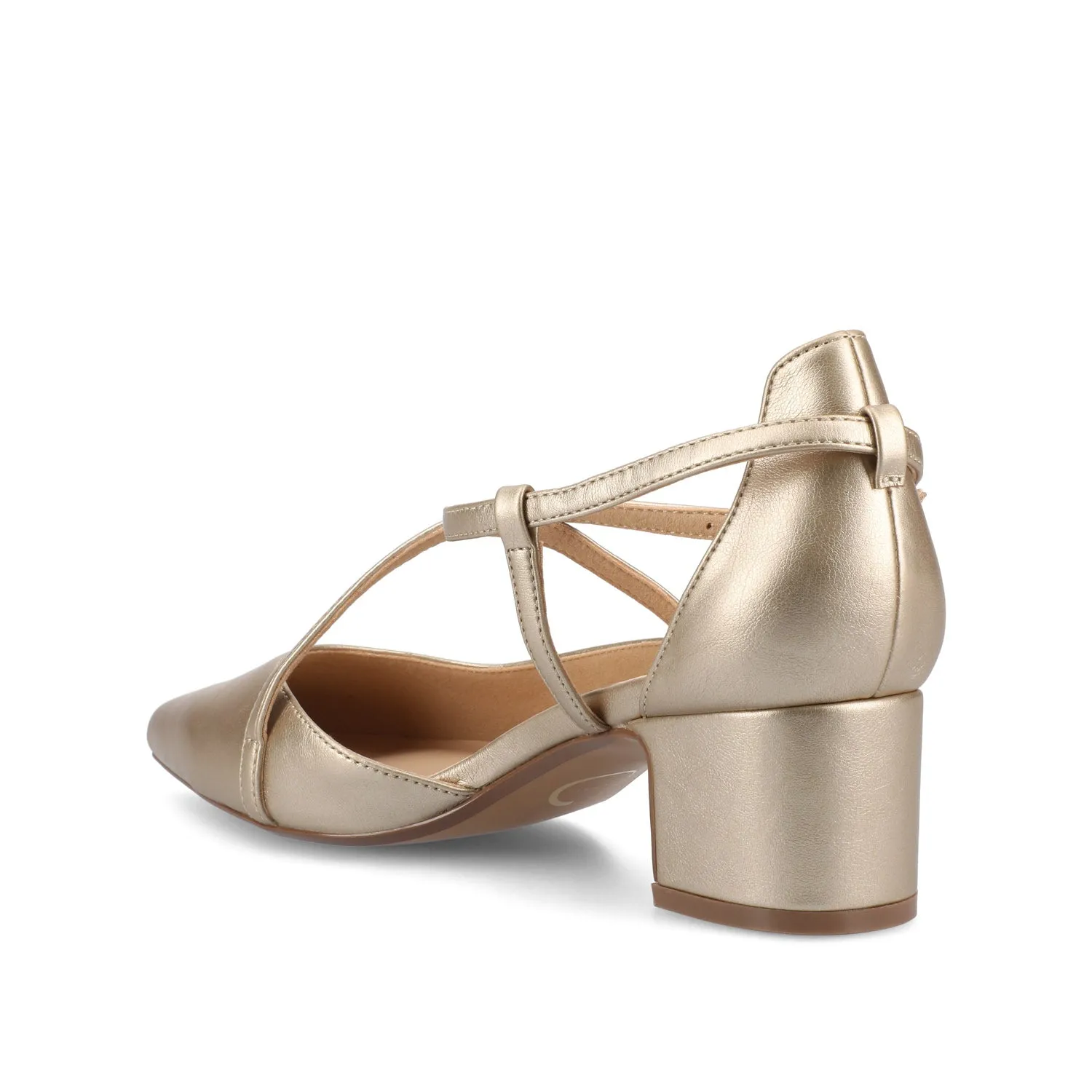 GALVINN LOW BLOCK HEELS IN WIDE