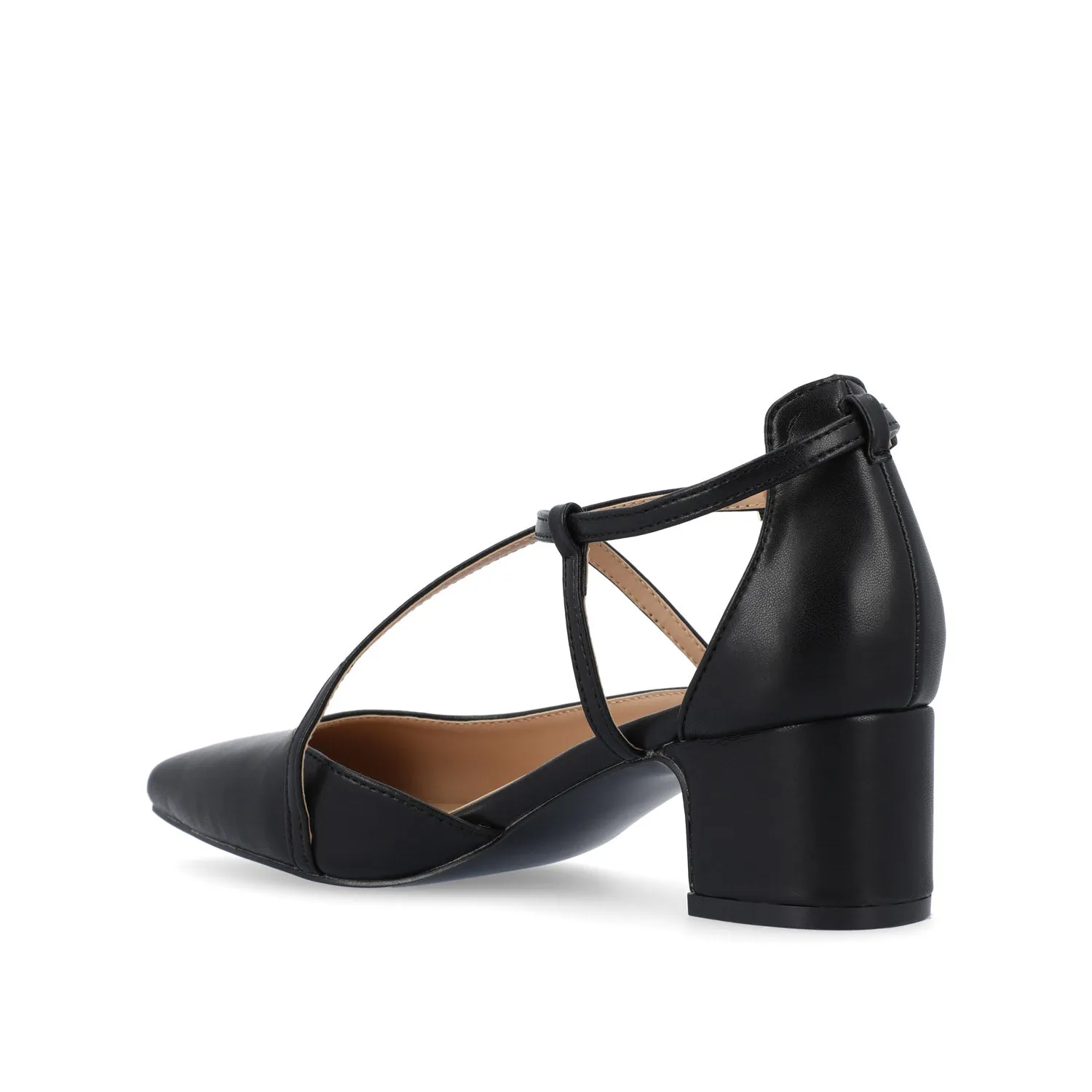 GALVINN LOW BLOCK HEELS IN WIDE
