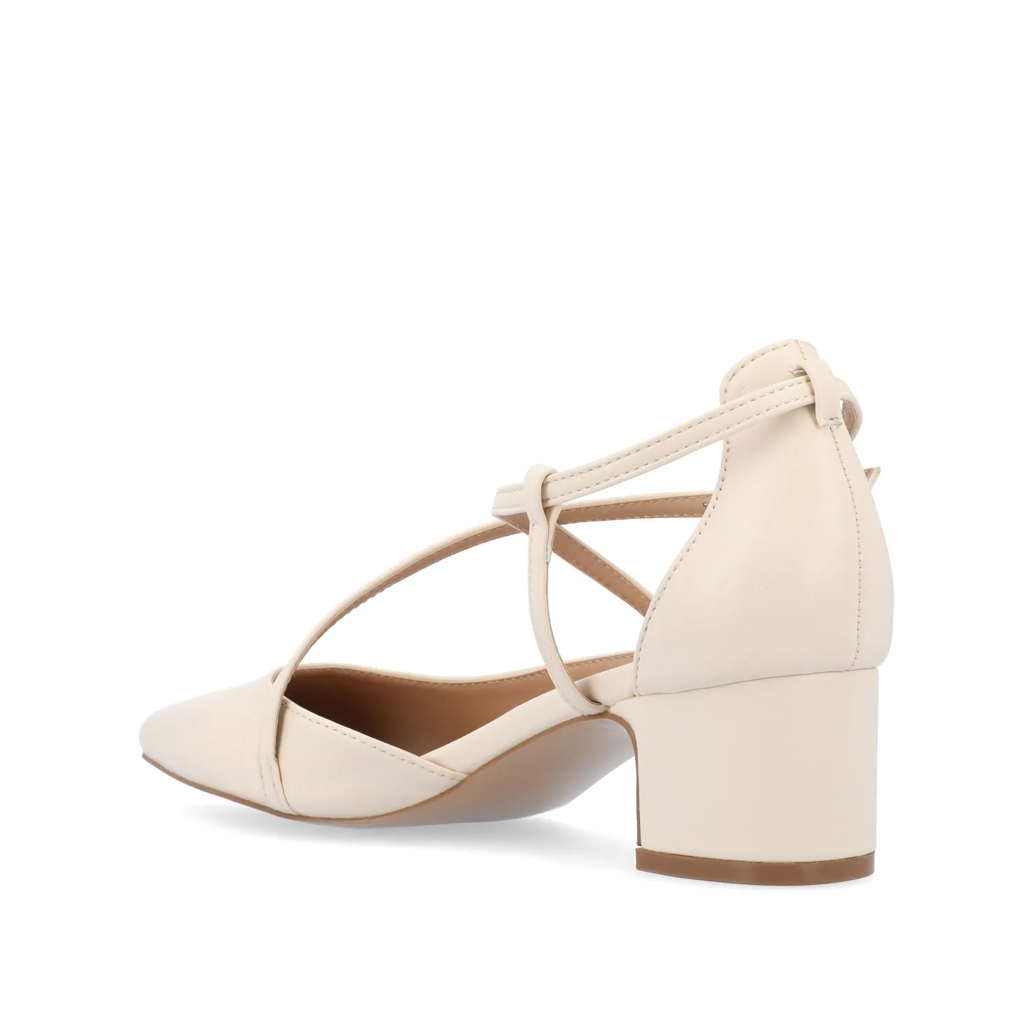 GALVINN LOW BLOCK HEELS IN WIDE