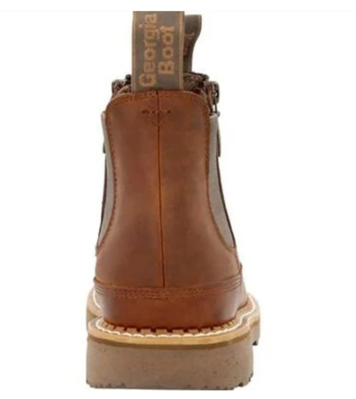Georgia Boot Women's Side Zip 5" Slip Resistant Chelsea Romeo Boot