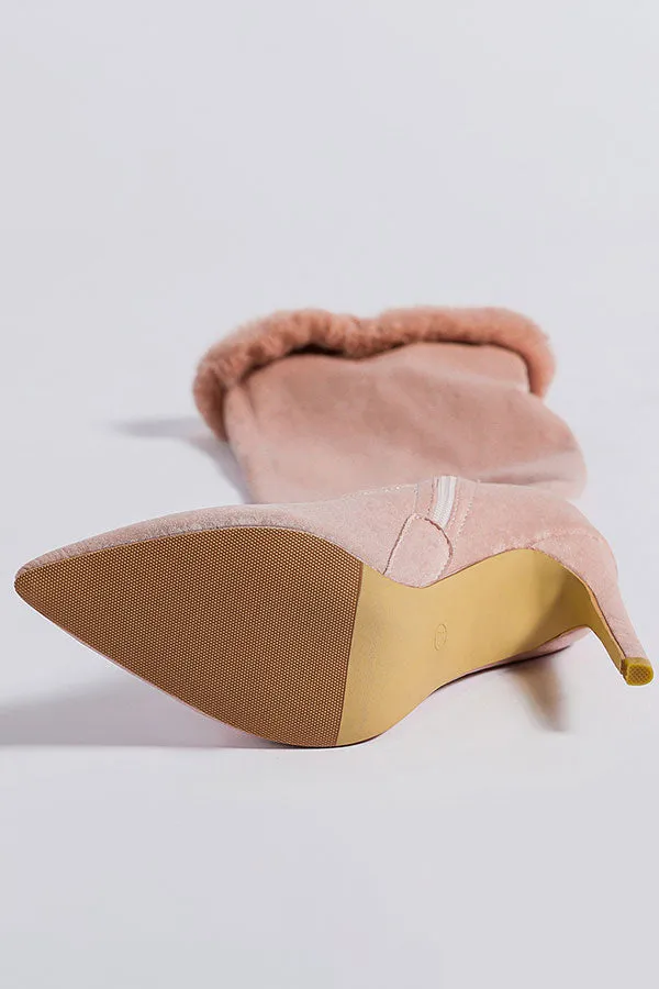 Gilding Boho Fluffy Boots