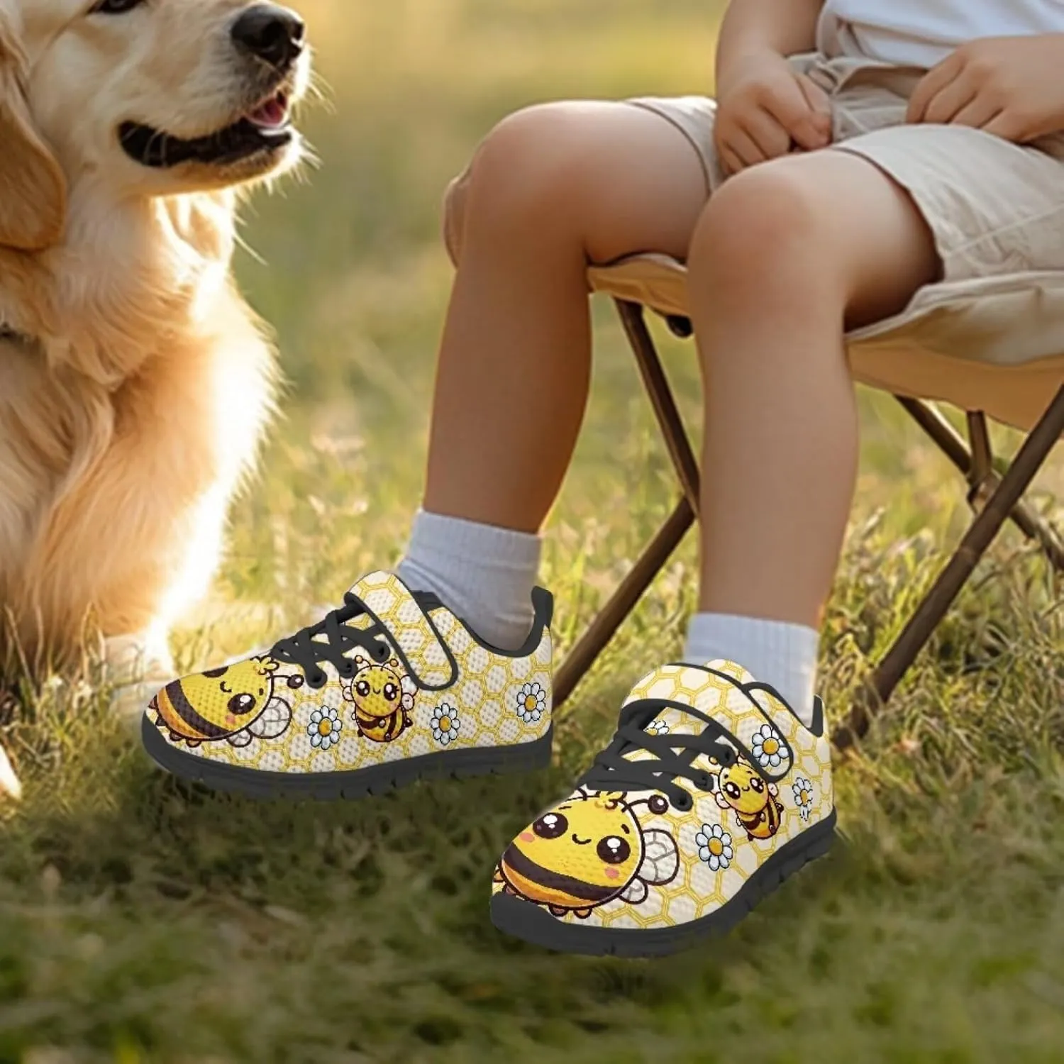 Girls Cute Sneakers Single Buckle Athletic Shoes Breathable Mesh Sneaker for Running Tennis Walking US 11-2.5