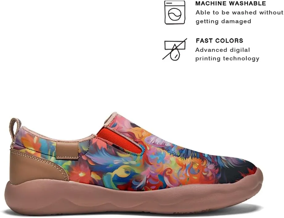 Girls Slip-on Loafers Kid's Casual Shoes Lightweight Comfort Fashion Sneakers Animal Style