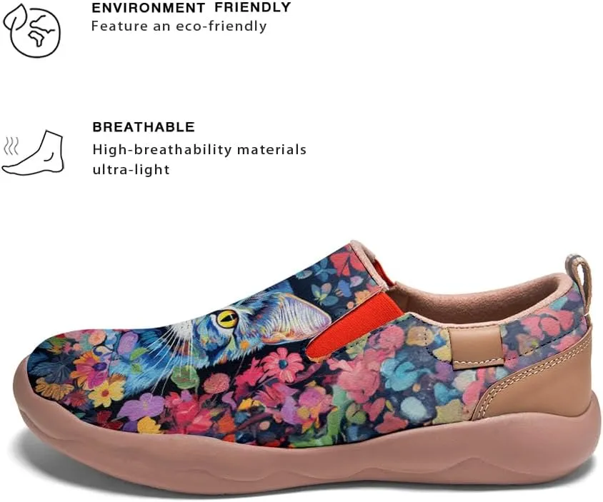 Girls Slip-on Loafers Kid's Casual Shoes Lightweight Comfort Fashion Sneakers Animal Style