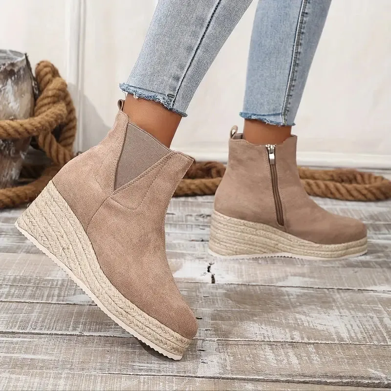 GISELLE™ ORTHOPEDIC HIGH HEEL PLATFORM BOOTS