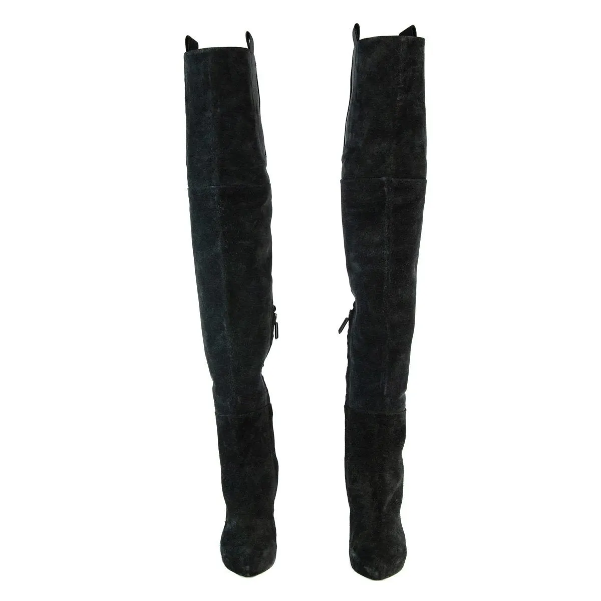 Givenchy Black Suede Over the Knee Boots Size 8.5 | EU 38.5