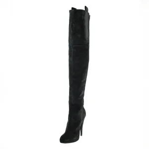 Givenchy Black Suede Over the Knee Boots Size 8.5 | EU 38.5