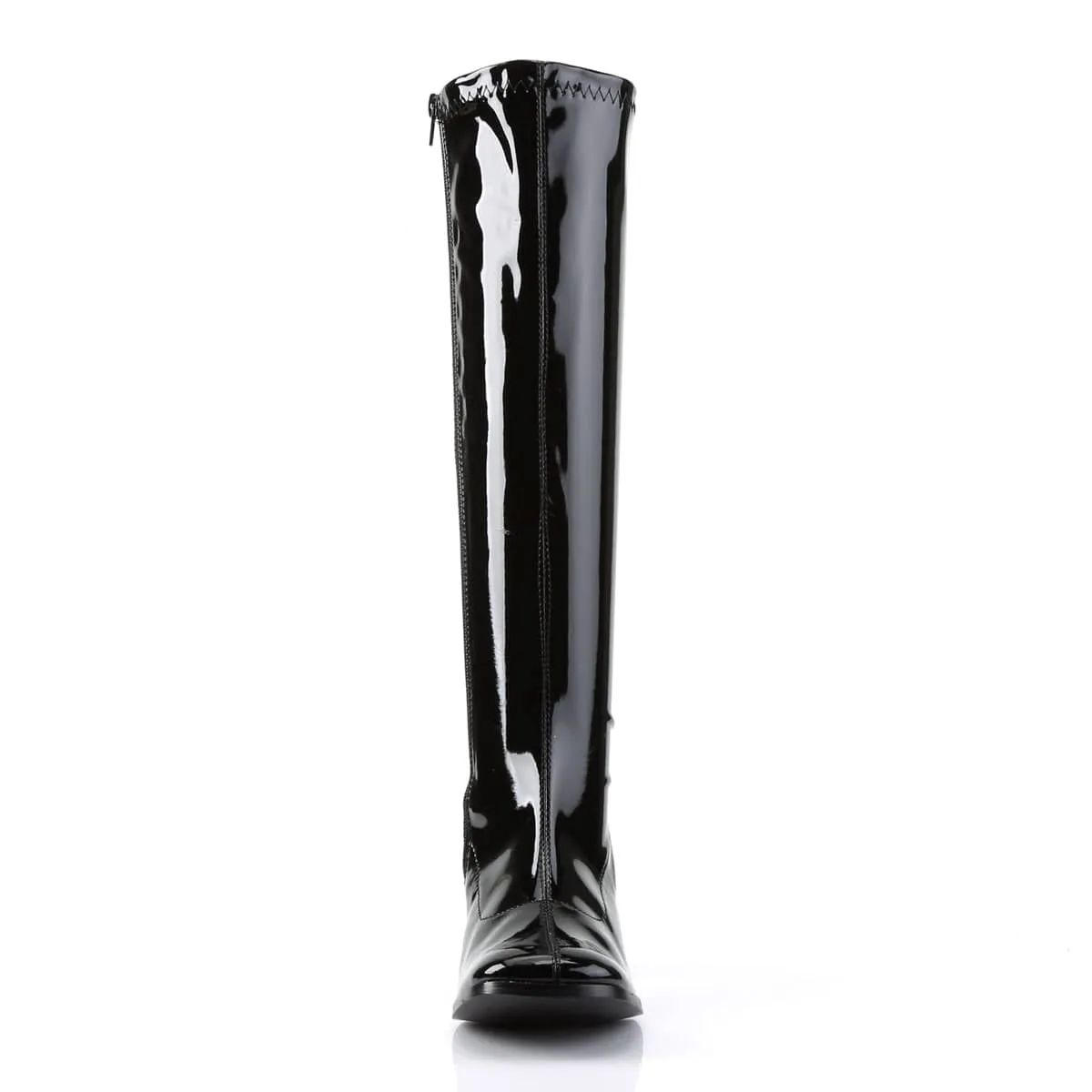 GOGO-300 Black Knee High Boots