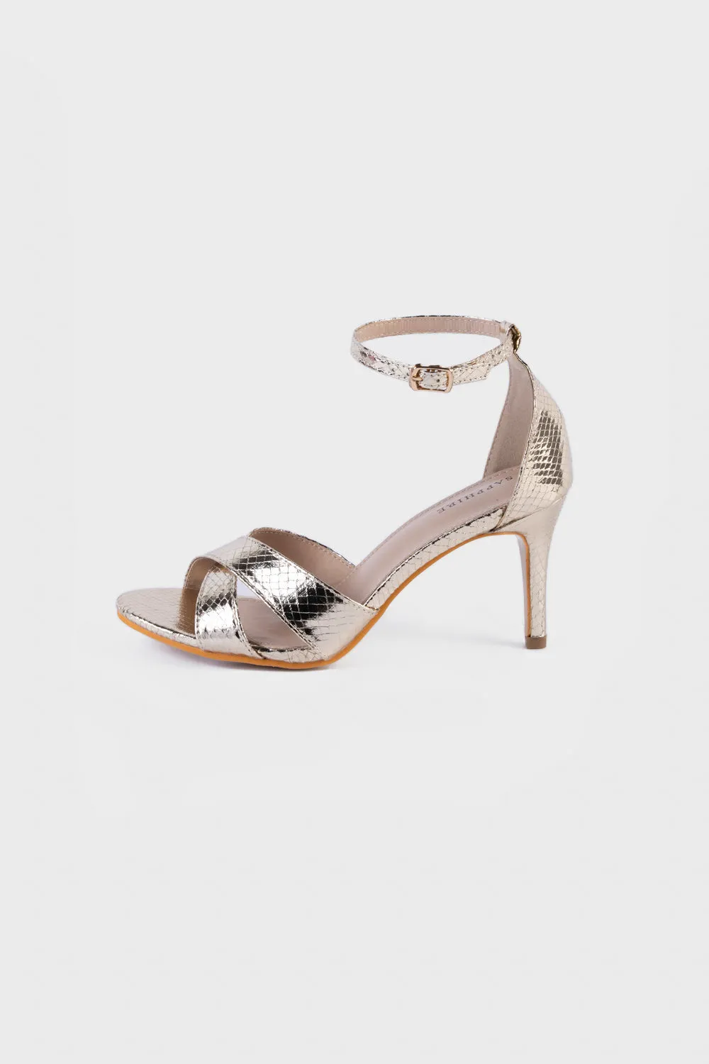 Gold Kitten Heels