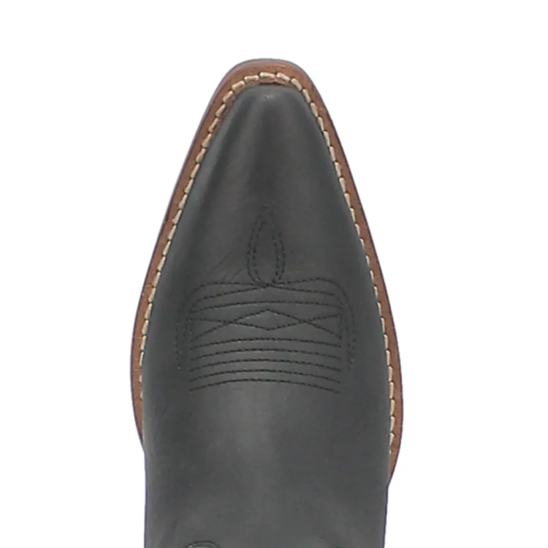 Goodness Gracious Leather Boot - Black/Pink – DI165-BK