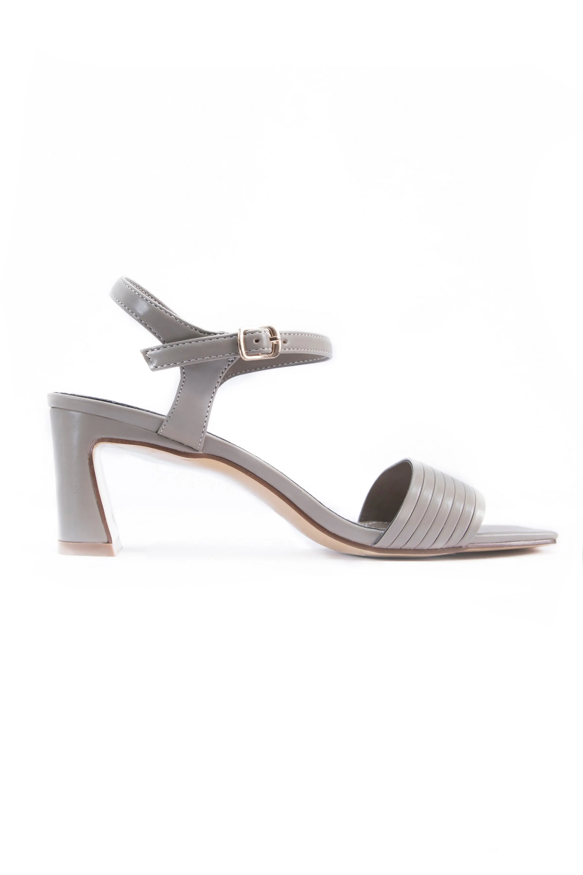 Grey Kitten Heels