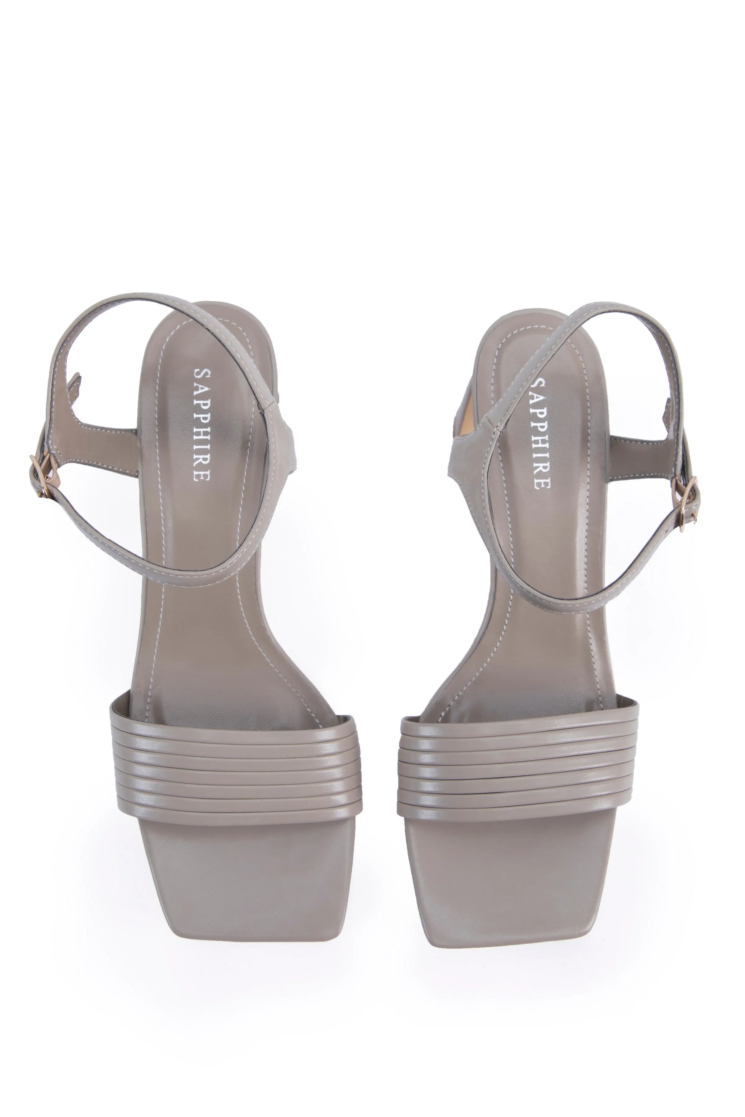 Grey Kitten Heels