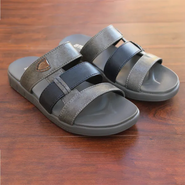 Grey Summer Slippers for men