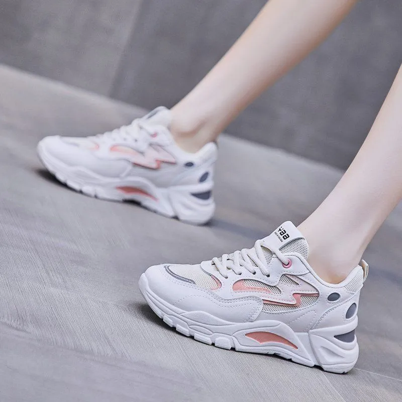 Groovywish Women Orthopedic Shoes Ultra-light Chunky Sneakers