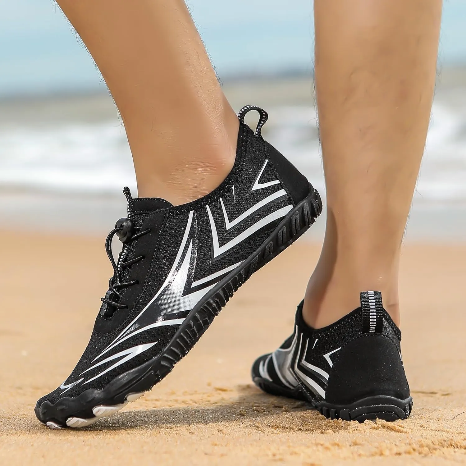 Grounded Footwear Barefoot Shoes Women&Men Neuropathy Hiking Non-Slip Outdoor Diabetic Shoe Waterproof Quick-Dry Hike Healthy Breathable Running Wide Toe Water Shoe Unisex Beach Sneakers