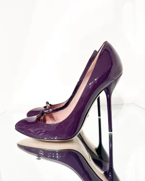 GUCCI Patent Leather High Heel Pumps