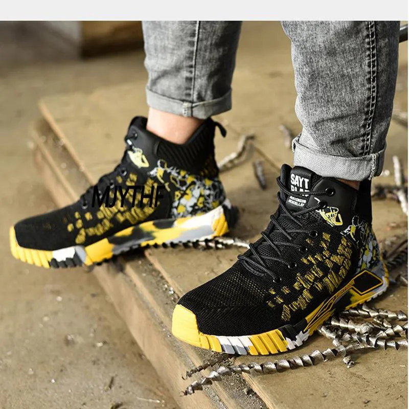 Guglngo Safety boots indestructible work boots