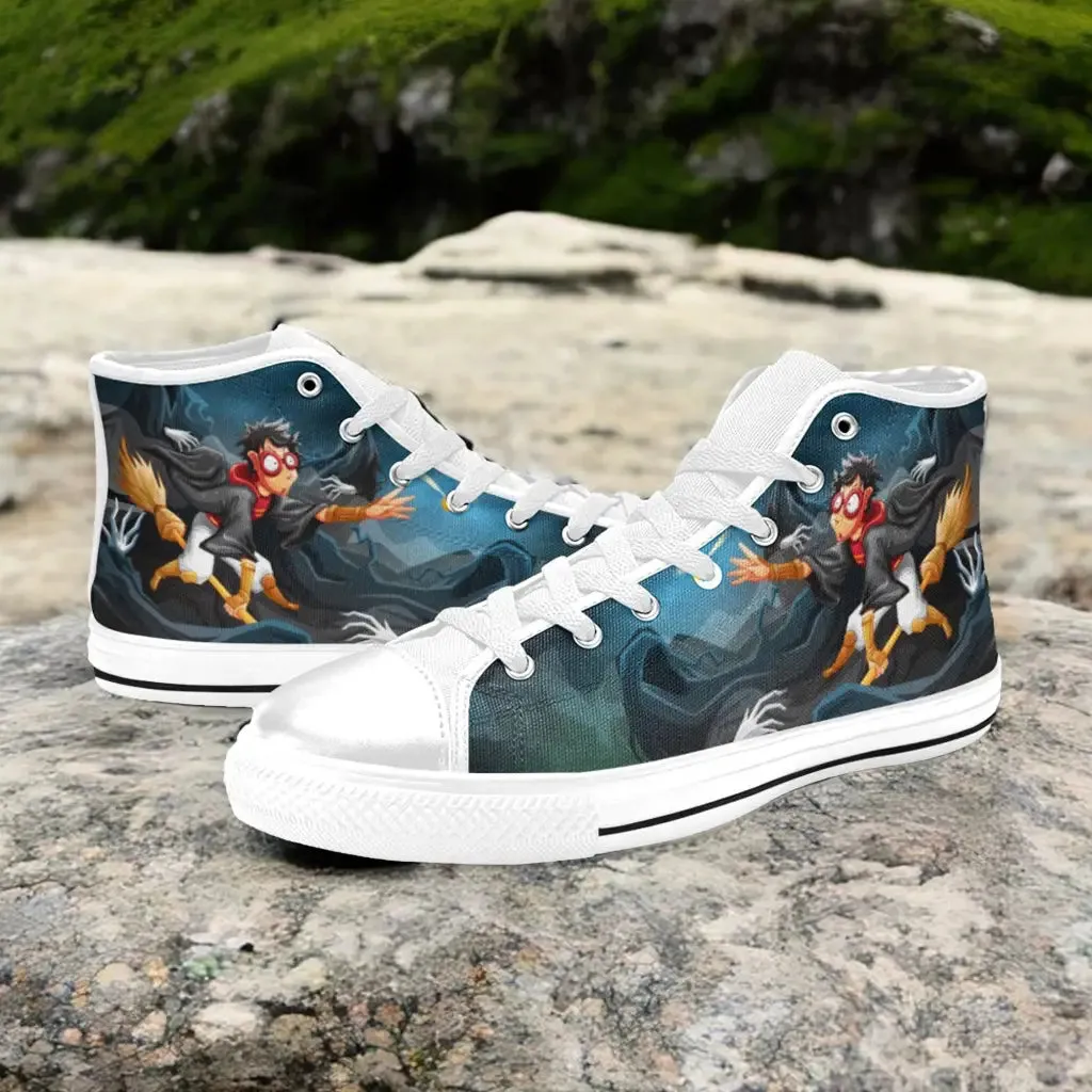 Harry Potter Seeker Dementor Shoes High Top Sneakers for Kids and Adults